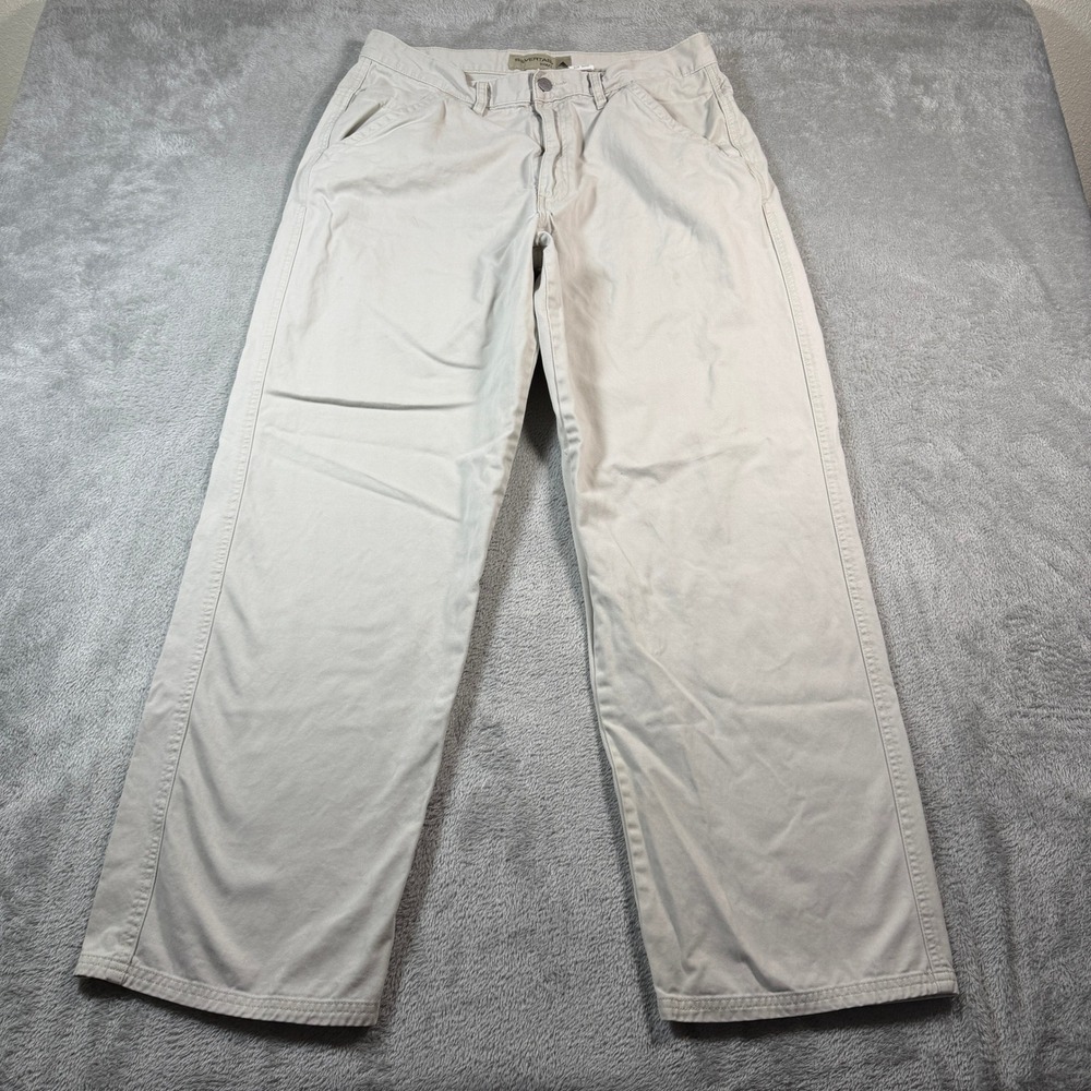 Vtg Levi's SilverTab Khaki Pants Mens 34x32 Beige Baggy Loose Fit Y2K Hong Kong
